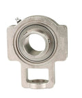 Top Shelf SUCT207 304 Stainless Steel Vertical Outer Spherical Bearing With Deep Groove Ball Design front view showing sturdy construction.