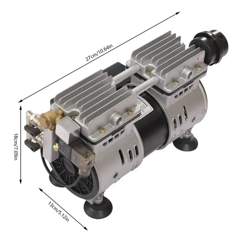 Three Quarter HP Pond Aeration Pump With Quiet Silencer, 1680 RPM, Delivers 85 Liters Per Minute Air Flow, Aerates Ponds Up To Three Acres