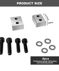 D2 Steel Replacement Jaw Blades For Electric Hydraulic Rebar Cutter 1 Inch To 25mm, includes bolts and washers in the set.