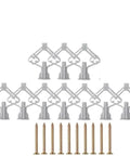 Built Tough Drywall Expansion Screws And Hollow Wall Anchors Kit In Gray Butterfly For Plasterboard And Concrete Self Tapping