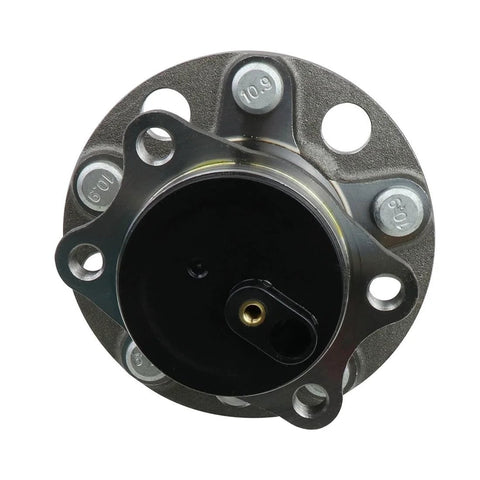 Front view of One Piece Rear Wheel Bearing And Hub Assembly Fits Lancer 2008 To 2012 And Outlander And Outlander Sport 2008 To 2013 Easy Install Replacement Wheel Hub Bearing Kit For Smooth Handling And Reliable Performance.