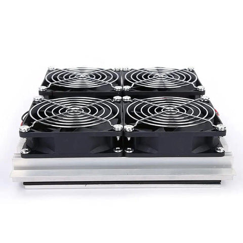 12V 20A Semiconductor Refrigeration Cooling Plate With Adjustable Switch Power Supply For Pet Beds And Flat Product Cooling Test Tables Ideal For Veterinary Use Lab Tests And Industrial Cooling, top view