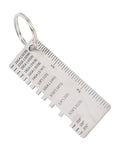 Pro Grade Stainless Steel Weld Seam Gauge For Metal Fabrication, Heavy Duty Weld Thickness Tool For Fillet And Butt Welds