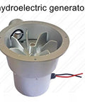 Portable Water Turbine Generator 12V 24V With 30A Controller, Lightweight 1Kg Hydroelectric Power For Home Cabin Camp River Or Creek