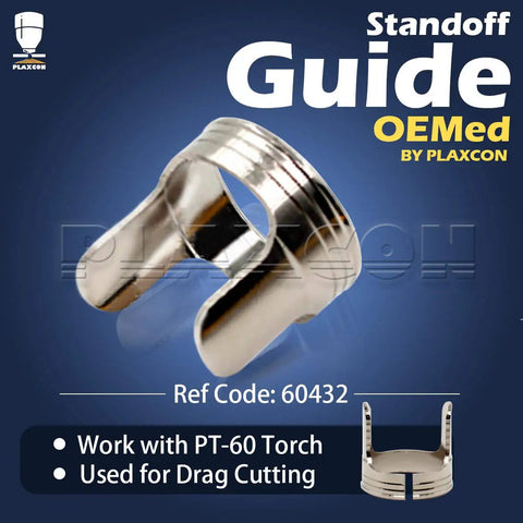 Set Of 2 Double Pointed Plasma Torch Spacer Guides For PT 60 And PT 40 With 60432 Standoff Guide Fits IPT 60 Torch And PowerPlasma 50S 60S PowerPro 205Si 256Si 256D IPT 60 CUT55 And ForceCut 62i Plasma Cutters