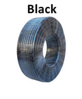 Extra Long Black Polyurethane Air Hose For Air Compressor Smooth Bore Nitrate Free Heavy Duty Pneumatic Tubing on spool.