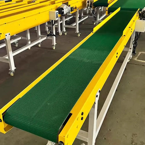 Lightweight PVC Flat Conveyor Belt Replacement For Industrial Transport And Packaging Lines 3.9 By 16.4 Feet in factory setup