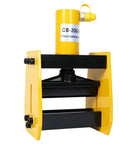 High Performance 20 Ton Hydraulic Busbar Bender For Copper And Aluminum, portable bending tool, sturdy yellow design.