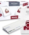 HyClean Air FJM Vacuum Bags For Compact C1 And C2 Canisters, 16 Dust Bags Plus 1 HEPA Filter with packaging and filter detail.