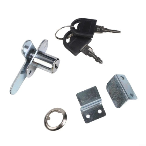 7 Shaped Double Door Lock For File Cabinets And Mailboxes Zinc Alloy Hardware Heavy Duty Secure Storage, keys and components