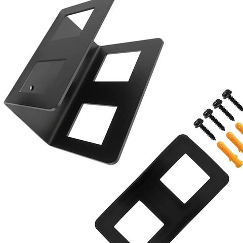 Heavy Duty Trailer Hitch Storage Rack Hella Sturdy Steel Wall Organizer with mounting brackets and screws for easy installation.