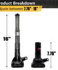 2 Ton Spiral Screw Car Jack For Pickup Trucks Not Hydraulic Adjustable 7.76 To 16 Inches 4,000 Lb Capacity Steel