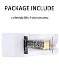 Package includes Compact Dual Band Ham Radio Short Antenna SMA Female Connector for VHF UHF in sealed bag