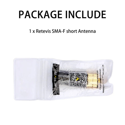 Package includes Compact Dual Band Ham Radio Short Antenna SMA Female Connector for VHF UHF in sealed bag