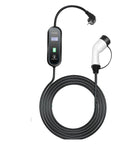 Beefy Portable Level 2 EV Charger Type 2 J1772 Plug 16A Adjustable Current EVSE Cable With Bag 5M Schuko Weatherproof Safe Home Charging