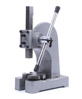 Heavy Duty Cast Iron Manual Desktop Arbor Press Straight Up Precision Workhorse for stamping and bending, compact design.
