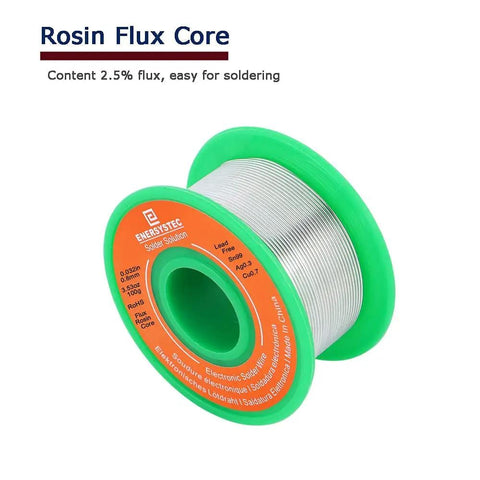 Lead Free Solder Wire 0.8mm 0.032in Fine Gauge 100g Rosin Core Flux For Electronics DIY Soldering Repair Tinker Friendly Sn99 Ag0.3 Cu0.7