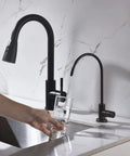 Real Deal Oil Rubbed Bronze Drinking Water Faucet For Reverse Osmosis Systems With Non Air Gap Design And Lead Free 304 Stainless Steel Construction delivering smooth flow in use.