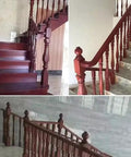 Built Tough As Nails Hardwood Stair Spindles And Deck Railing Posts For Porches Patios And Balconies Ridiculously Sturdy Square Balusters on elegant staircase