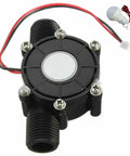 Dope Three Piece Micro Water Turbine Generator Kit DIY Hydro Power, Portable Half Inch Turbine, 5V 12V 80V DC Output, 10W Micro Hydro Generator Charging Tool, Compact Easy Install.