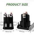 12V Starter Solenoid For Riding Lawn Mowers And Tractors Compatible With John Deere Cub Cadet MTD Troy Bilt Trombetta Replacement Relay 725 04439 725 04439B GY22476 AM138068 862 1211 211 16, 64x40x49x76mm