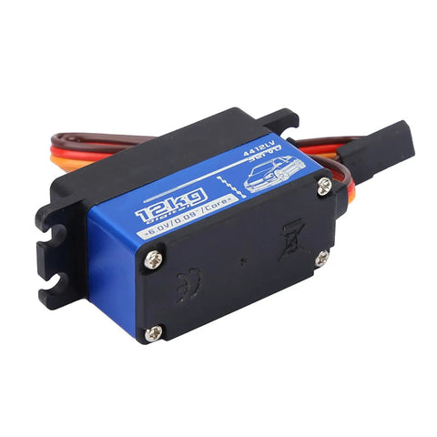 Badass Digital Servo For RC Rigs Packing Full Metal Gears And A Hefty 12 KG Stall Torque Built Like A Tank for precise steering.