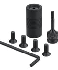 Pro Grade Door Frame Dimpling Tool Kit For Hardened Steel, Double Sided Design, Allen Screws, Impact Driver Compatible, Tools Display
