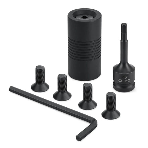 Pro Grade Door Frame Dimpling Tool Kit For Hardened Steel, Double Sided Design, Allen Screws, Impact Driver Compatible, Tools Display