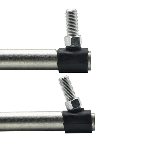 Heavy Duty Drag Link Replacement 532175572 175572 Fits A Wide Range Of Lawn Equipment From Husqvarna Poulan Roper Craftsman Weed Eater Easy Install Drop In Or Bolt Up Durable Part For Long Lasting Performance Ready To Install With Standard Hardware close-up with threaded bolt and nut