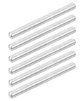 Dowel Pins Set Of 25, 3mm Diameter By 32mm Length, 304 Stainless Steel, silver finish, visible as aligned cylindrical pegs