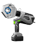 Elukht Heavy Duty Hydraulic Crimping Tool For Electric Car A/C Line Hose Clamps with ergonomic grip and ratcheting design.