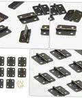 Heavy Duty Spring Hinges Kit 500 Pieces For Boxes And Cabinets With Screws Miniature Iron Hinges For Jewelry Boxes