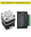 Mini Harmonic Reducer Strain Wave Gear Reducer Actuators Kit With 0.28Nm Torque And 34mm Motor image showing motor and driver