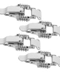 Industrial Draw Latch Clamp Set 4 Pieces Spring Loaded Latch Lid For Iron Toggle Hardware Heavy Duty Security For Toolboxes