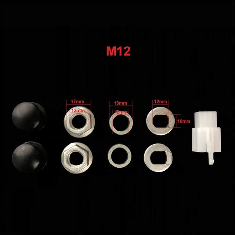 Universal Torque Arm Conversion Kit For Electric Bicycle Hub Motor With Lock Nut Washer Spacer Cover M12 components