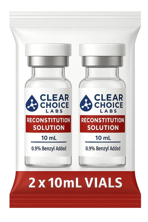 Lab Reconstitution Solution Vials 2 Pack | USA Made