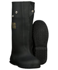 Heavy Duty Concrete Overboot Covers Waterproof Pvc Work Boot Shields, black, slip-resistant, high ankle design, durable for construction.