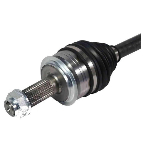 Honda Civic Front Left CV Axle Shaft Replacement For 2022 2023 2024 2.0L L4 Automatic CVT LX Or Sport Driver Side Assembly CV Joint Direct Fit Front Left Replacement CV Axle For Easy Install And Reliable Performance close-up splined end
