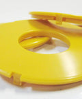 No Sweat Router Table Insert Rings 3 Inch Outside Diameter For Classic Shop Tables Easy Swap Badass Steel Build stacked yellow rings