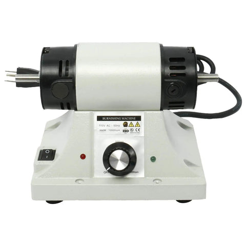 Leather Polisher Sander 350W Edge Burnishing Tool 0 To 8000 RPM 110V Leather Finishing Machine with 6 Sanding Sleeves
