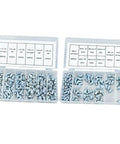 260 Piece Hydraulic Grease Nipples Kit For Automotive And Industrial Use With Metric And Imperial Fittings in storage box open view