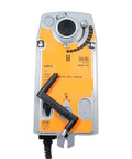 Top Shelf Ventilation Rotary Actuator Featuring Heavy Duty 10 Nm Torque Motor And Dead On 75 Second Cycle For Slick Airflow Control In Modern Duct Systems With Zero Hassle Or Breakdowns, showing front view with configuration details.