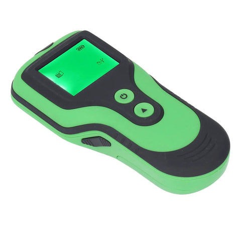 FTVOGUE Stud Finder Wall Scanner, ABS Electronic Wall Detector Stud Finder with LCD Display, top view showing buttons and display.