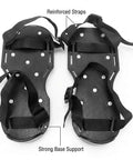Epoxy Floor Spiked Shoes With 1 Inch Spikes, 4 Pairs For Coating, Overlay And Resin Application, Adjustable Straps For Men And Women