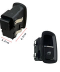 Plug And Play Drop In Passenger Side Power Window Switch Replacement For Porsche Cayenne 2011 2017 Panamera 2010 2016 Macan 2014 2024 OEM Style Button Assembly With OE Part Number 7PP959855BDML, showing dimensions