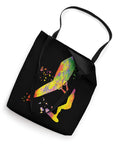 Colorsplash Watercolor Wing Foil Tote Bag For Wingsurfing And Wingboarding Dope 16 By 16 Inch Carryall With Man Wingboard Design