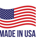 American flag design with text 'Made in USA', symbolizing domestic production quality.