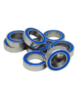 Blue Ball Bearing Kit 4x10x4 MR104 2RS for RC Cars and Trucks 10-piece set, includes MR148 2RS 8x14x4mm bearings