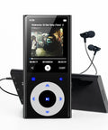 64GB MP3 Player With 2.4 Inch Screen And Built In Speaker Bluetooth Hi Fi Sound Expandable To 192GB With Memory Card