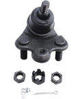 Front Ball Joints and Sway Bar End Links Kit for 2006-2011 Honda Civic and Acura CSX, Heavy-Duty Front Suspension Replacement, Lower Ball Joint Set, Durable OEM Quality Components, black metal joint with hardware
